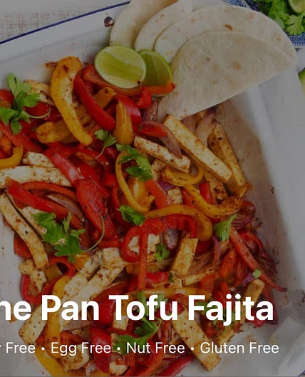 Tofu Fajitas