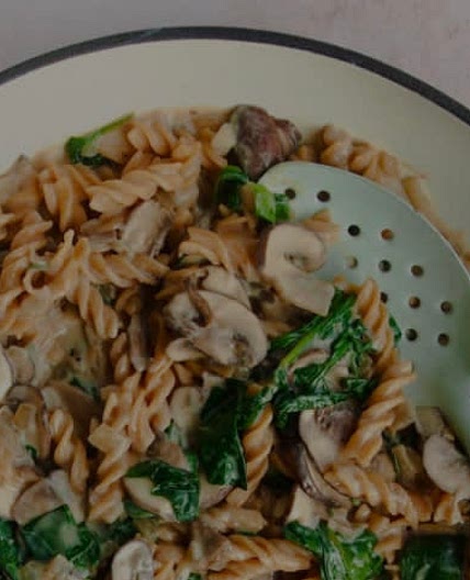 Vegan Creamy Mushroom Pasta