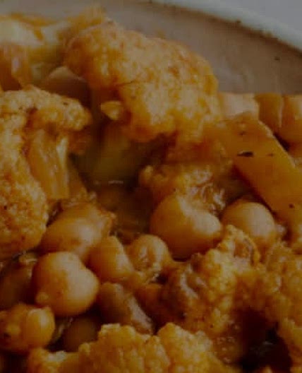 Cauliflower and Chickpea Tikka Masala 