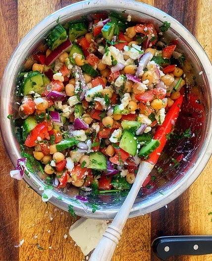 S**t I’m late salad