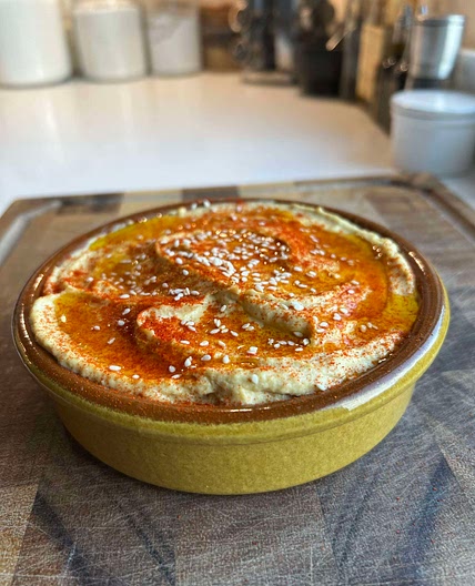 Fermented Garlic Sesame Hummus 
