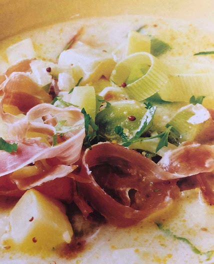Soupe paysanne au jambon