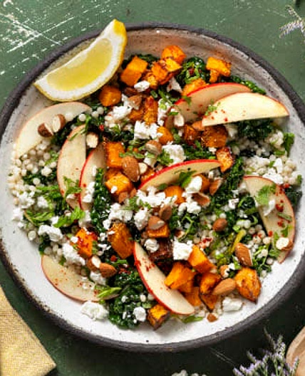 Apple, Feta and Butternut Squash Giant Couscous