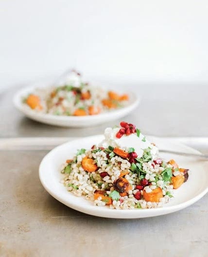Lemony Barley and Roasted Carrot Salad