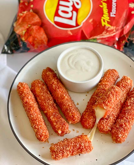 Lays flamin hot mozzarella sticks 