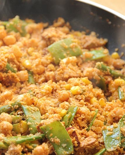 Tofu Chorizo and Lemon Cauliflower Rice | Vegan Recipes