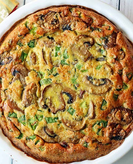 Mushroom Frittata with Parmesan