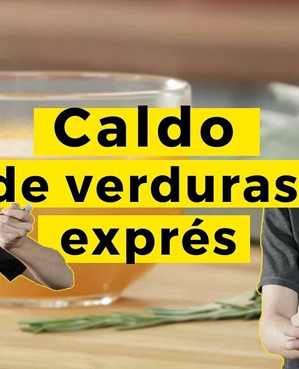 Caldo de verduras - sopa 
