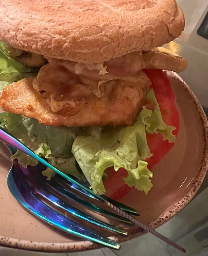 Leon chicken burger