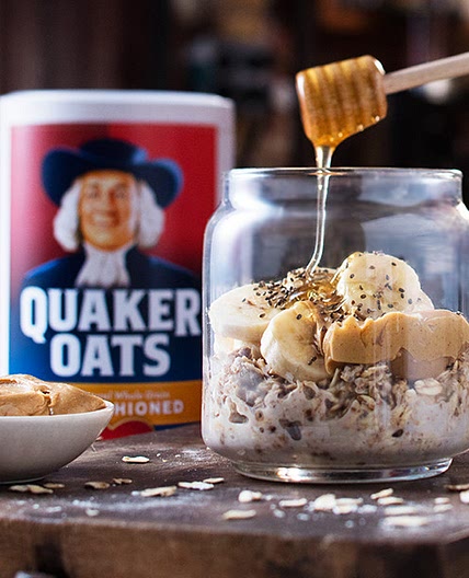Peanut Butter Banana Overnight Oats