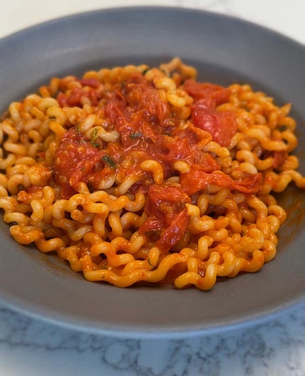 15 Minute Spicy Cherry Tomato Sauce