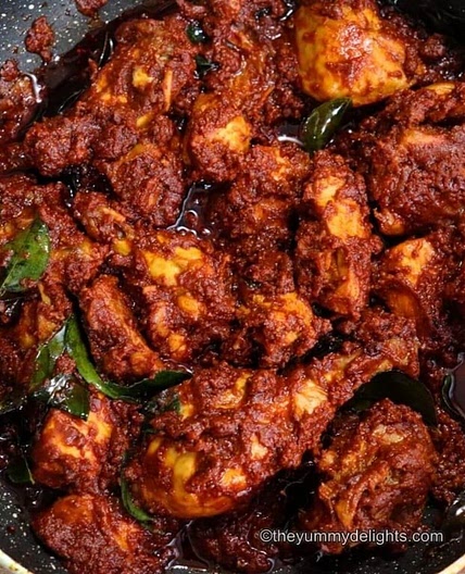Chicken Ghee Roast Recipe (Ghee Roast Chicken)