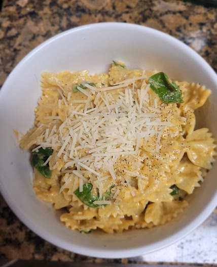 Pumpkin Alfredo Pasta