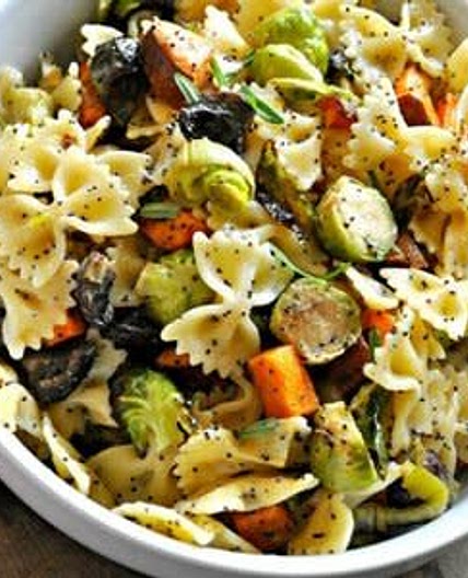 Fall Pasta Salad (Vegetarian/Low Cholesterol)