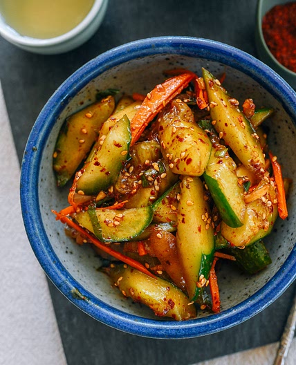 Oi Muchim (Spicy Korean Cucumber Salad)