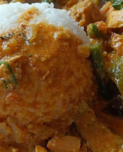 Delicious Chicken curry with mixed vegetables