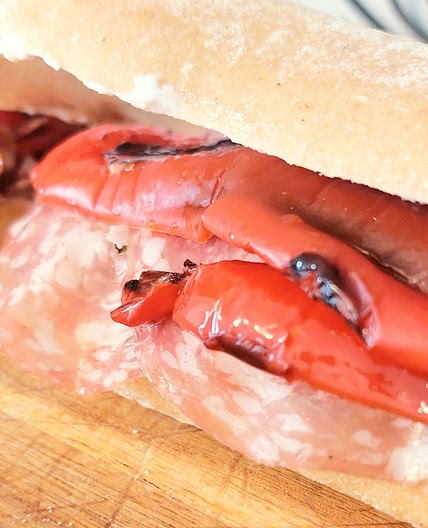 Panini - Salame e grilled pepper
