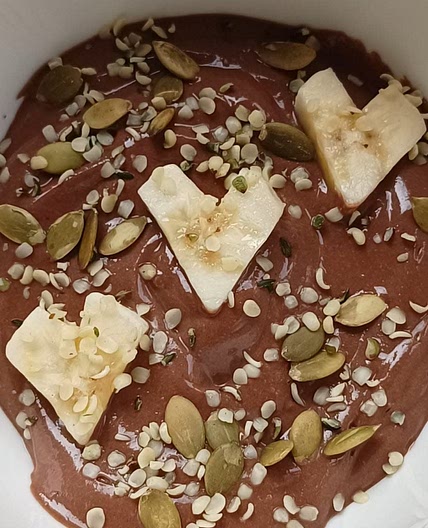 Vegan chocolate mousse from tofu!