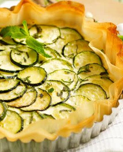 Tarte Fine Courgettes / Feta