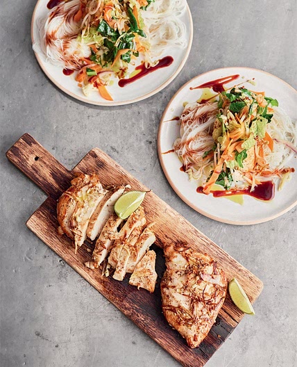 Smashed lemongrass chicken