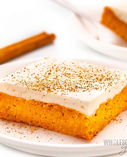 Healthy Pumpkin Bars