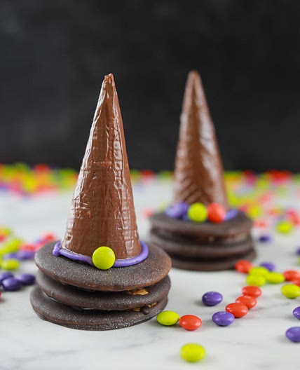 Easy Witch Hat Cookie- With a surprise inside