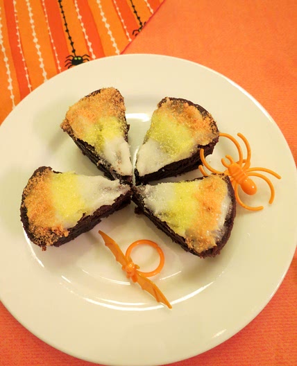 Candy Corn Brownies
