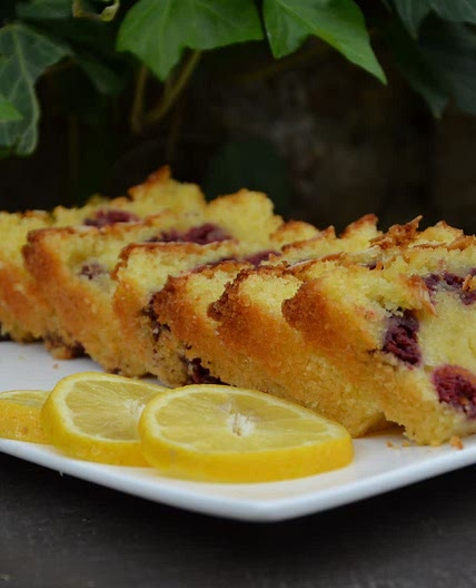 Cake citron framboise