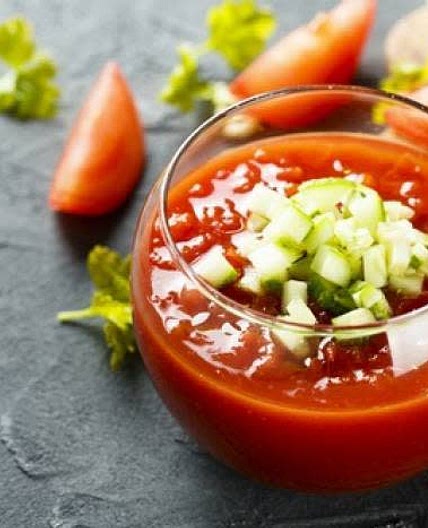 GASPACHO TOMATE, CONCOMBRE & POIVRON