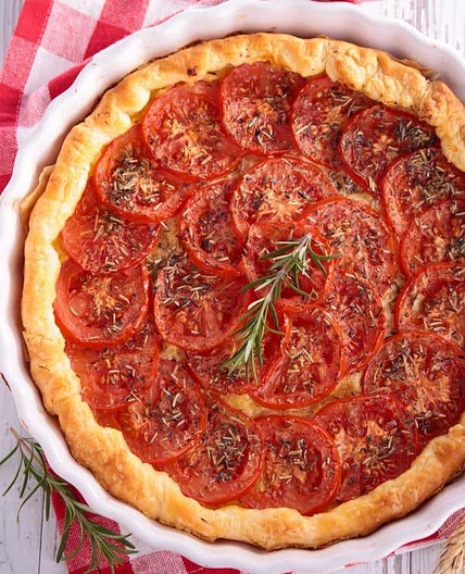 Tarte   À LA TOMATE ET MOUTARDE