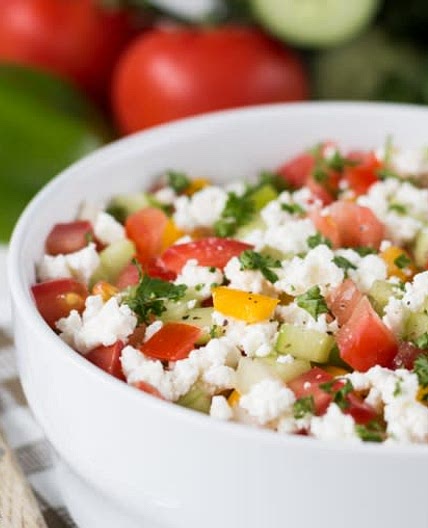 Salade   DE RIZ MÉDITERRANÉENNE