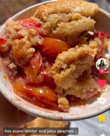 Fresh Peach Cobbler