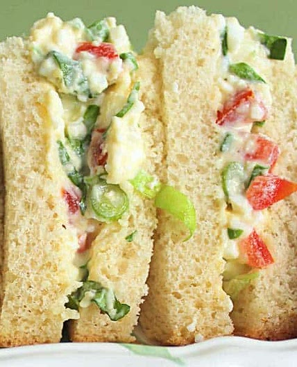 Irish Style Egg Salad Sandwiches