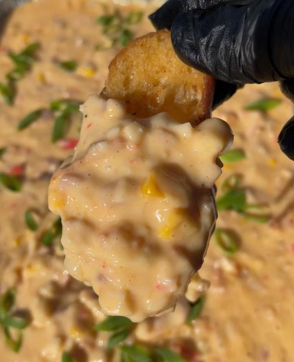 Seafood Boil Queso Dip