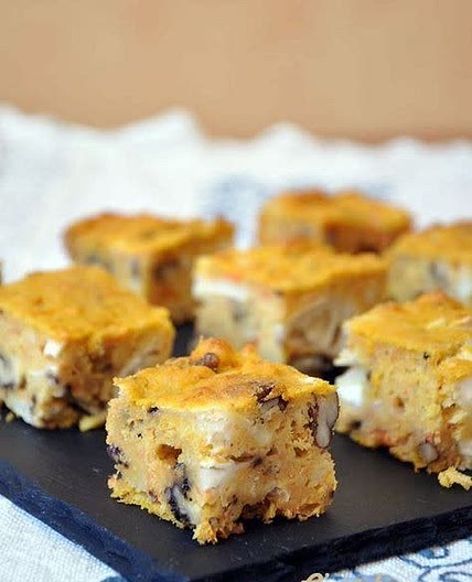 Brownies carottes chevre noix