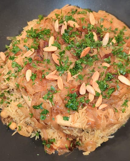 Middle Eastern Fish and Spiced Rice - Sayadiyeh