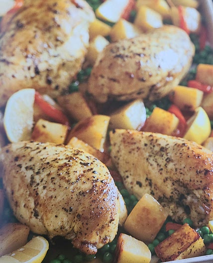 Roast Chicken & Potatoes Catalan
