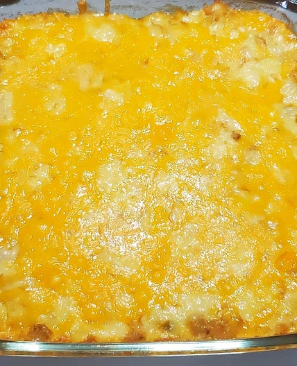 "Tater tot" casserole