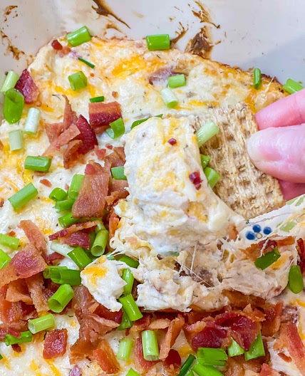 Chicken bacon cheese dip 