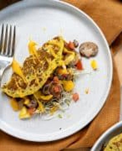 Chickpea Omelette (Vegan Omelet)