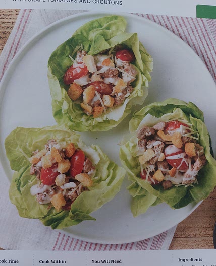 Turkey Caesar Lettuce Wraps