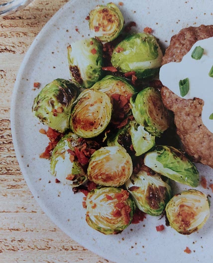 Crispy bacon Brussels sprouts