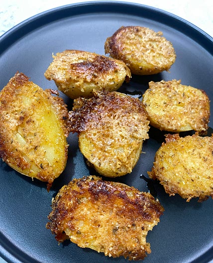 Crispy parmesan roasted potatoes
