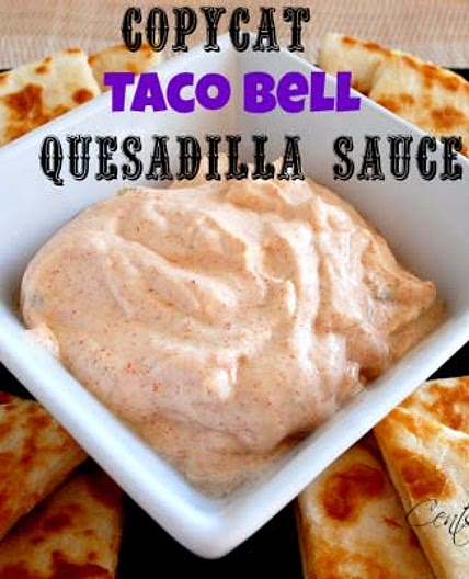 Taco Bell Quesadilla spicy sauce