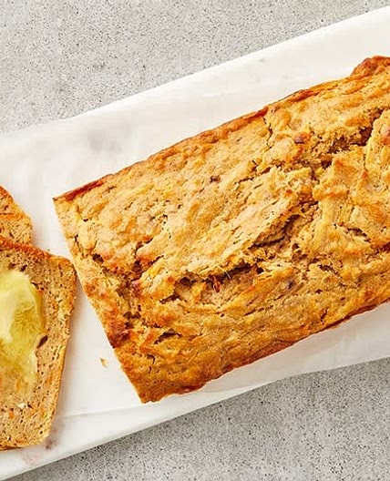 Carrot, apple &ginger loaf