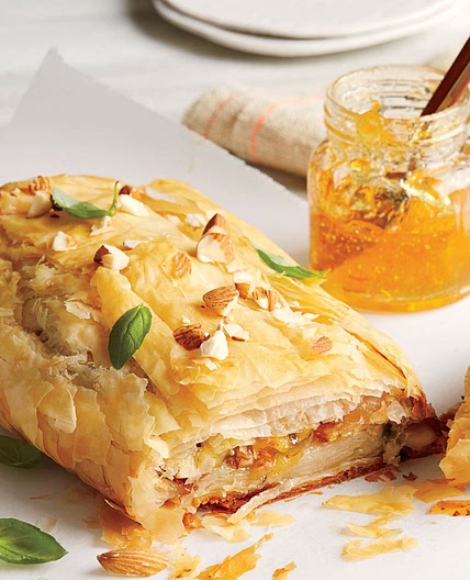 Orange-Basil Baked Brie