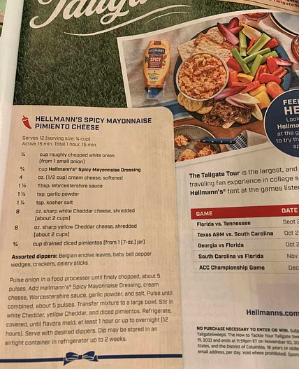 Hellmans Spicy Pimento Cheese 