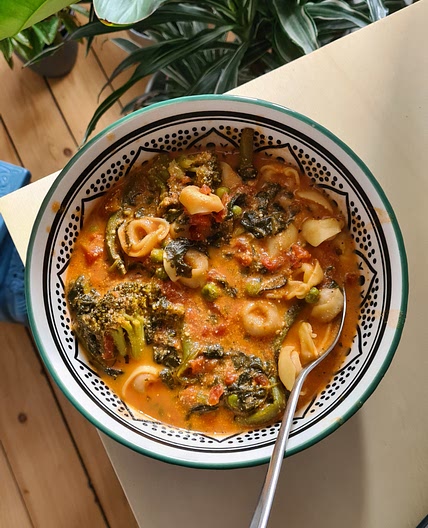 Protein Tortellini Suppe  (One Pot)