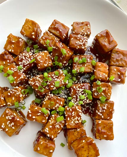 Air Fryer Sesame Tofu