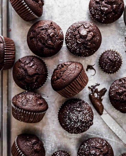 Easy pumpkin chocolate muffins